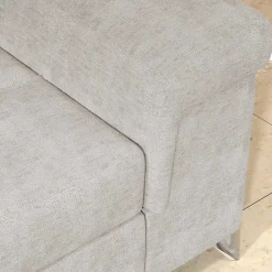 Wohnen Schlafsofas*Dreisitzer Funktionscouch in Cremeweiß - Cryptos