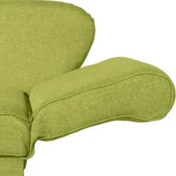 Wohnen Dreisitzer Polsterliege in Gelbgrün mit Buche - Blace