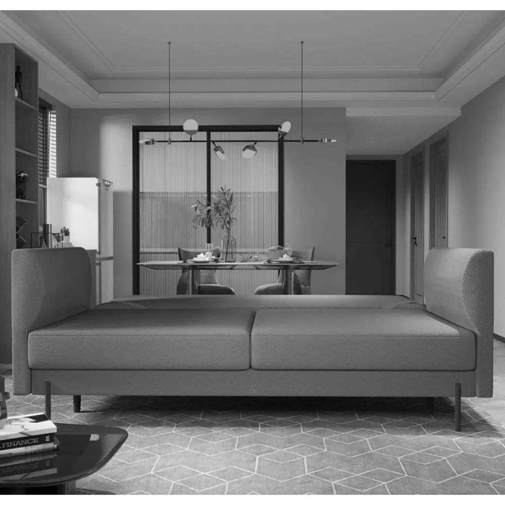 Wohnen Schlafsofas*Dreisitzer Sofa mit 140x200 Bettfunktion - Nelida