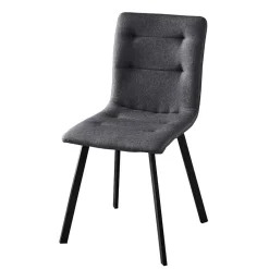 Wohnen Esszimmerstühle|Stühle*Dunkelgraue Essstühle in Modern - Nicoleta (2er Set)