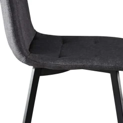 Wohnen Esszimmerstühle|Stühle*Dunkelgraue Essstühle in Modern - Nicoleta (2er Set)