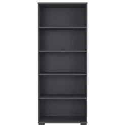 Wohnen Dunkelgraues 5 Fächer Aktenregal fürs Büro - Disgano