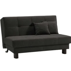 Wohnen Schlafsofas|Sofas*Dunkelgraues Faltsofa aus Velours - Jacksons