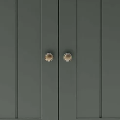 Wohnen Wohnwände|Wohnwand*Dunkelgrüne Country Möbel Set - Niestov (vierteilig)