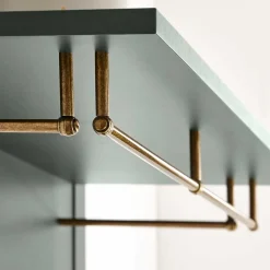 Wohnen Garderoben|Garderoben*Dunkelgrüne Flurmöbel Kombination - Niestov (vierteilig)