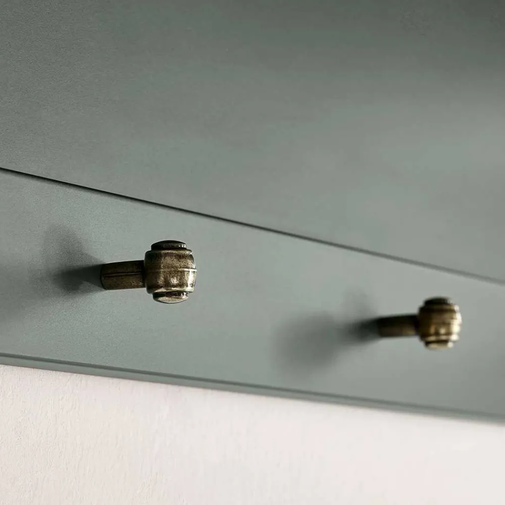 Wohnen Garderoben|Garderoben*Dunkelgrüne Flurmöbel Kombination - Niestov (vierteilig)