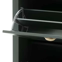 Wohnen Garderoben|Garderoben*Dunkelgrüne Flurmöbel Kombination - Niestov (vierteilig)