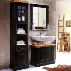 Wohnen Kolonialmöbel*Dunkle Badmöbel im Kolonialstil - Sentiments (dreiteilig)