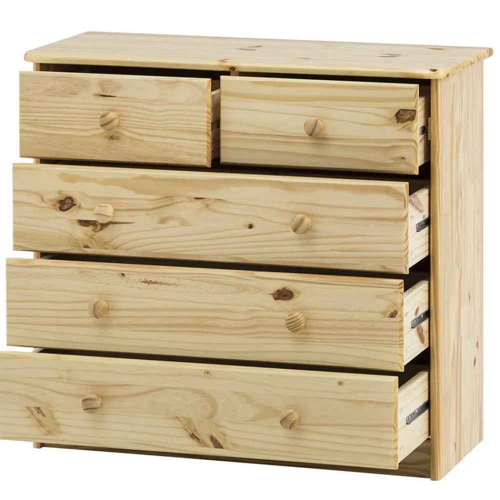 Wohnen Landhausmöbel|Küchenschränke*Echtholz Kommode aus Kiefer Massivholz - Eildon