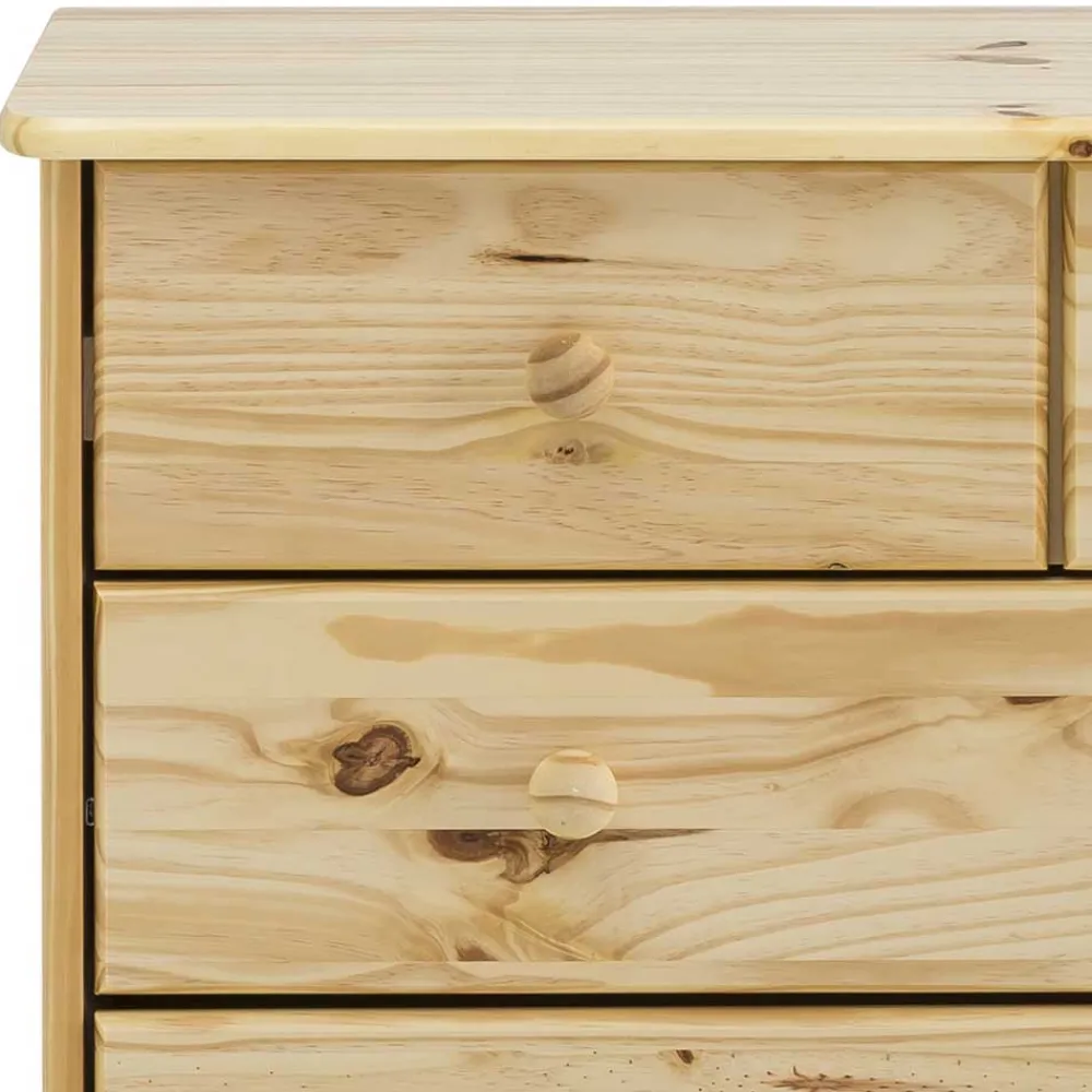 Wohnen Landhausmöbel|Küchenschränke*Echtholz Kommode aus Kiefer Massivholz - Eildon