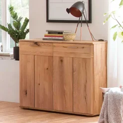 Wohnen Echtholz Kommode 2-türig - Mabasa