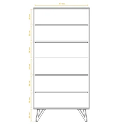 Wohnen Schwarze Möbel|Naturholzmöbel*Echtholz Regal aus Wildeiche Massivholz - Mandirov