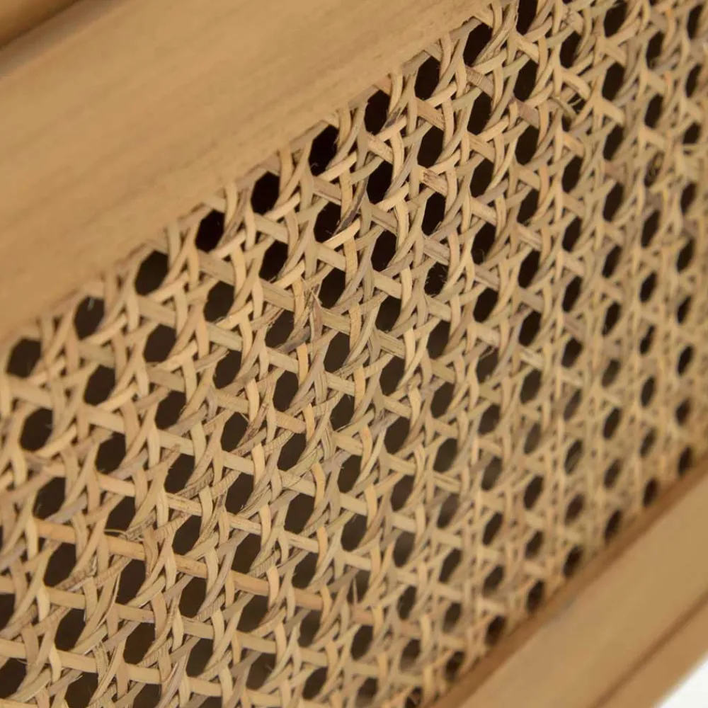 Wohnen Rattanmöbel|Waschtisch*Echtholz Waschtisch aus Teak mit Wiener Geflecht - Tiranny