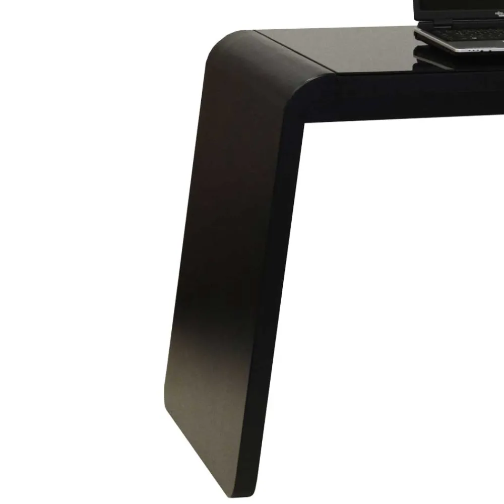 Kinder Wohnen Eck PC Schreibtisch Cigemba in Schwarz