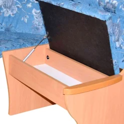 Wohnen Küchenbänke|Esszimmerbänke*Eckbank in Blau und Buche - Afrina