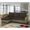 Wohnen Schlafsofas*Eckbettsofa in Braun und Beige - Rodaris