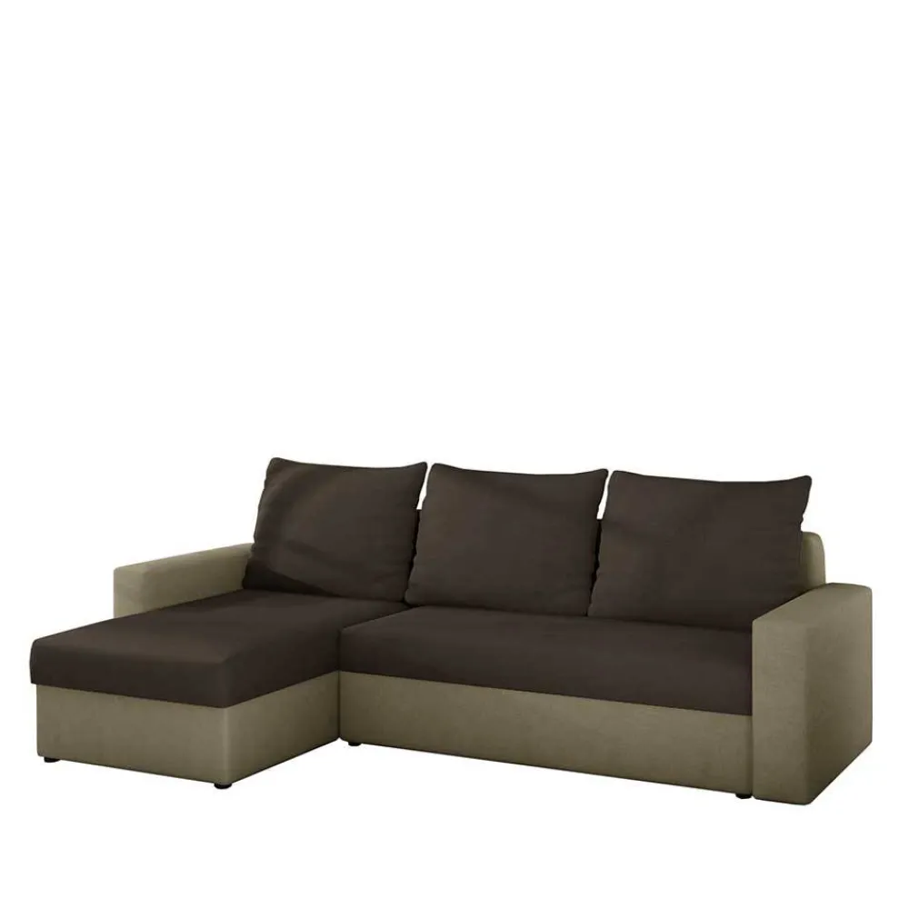 Wohnen Schlafsofas*Eckbettsofa in Braun und Beige - Rodaris