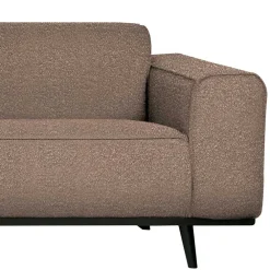 Wohnen Eckcouch in hellem Braun Buklee - Mercana