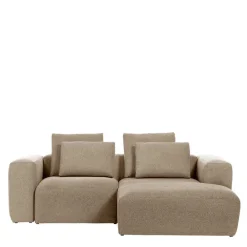 Wohnen Sofas|Sofa*Eckcouch Sofalandschaft in Beige Chenille - Ruhnau