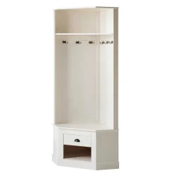 Wohnen Eckgarderobe in Weiß - Cianova