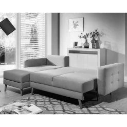 Wohnen Schlafsofas*Eck-Schlafsofa mit Bettkasten - Settsura