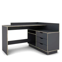 Wohnen Bürotische|Jugendzimmertische*Eckschreibtisch in Anthrazit - Latina