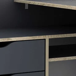 Wohnen Bürotische|Jugendzimmertische*Eckschreibtisch in Anthrazit - Latina