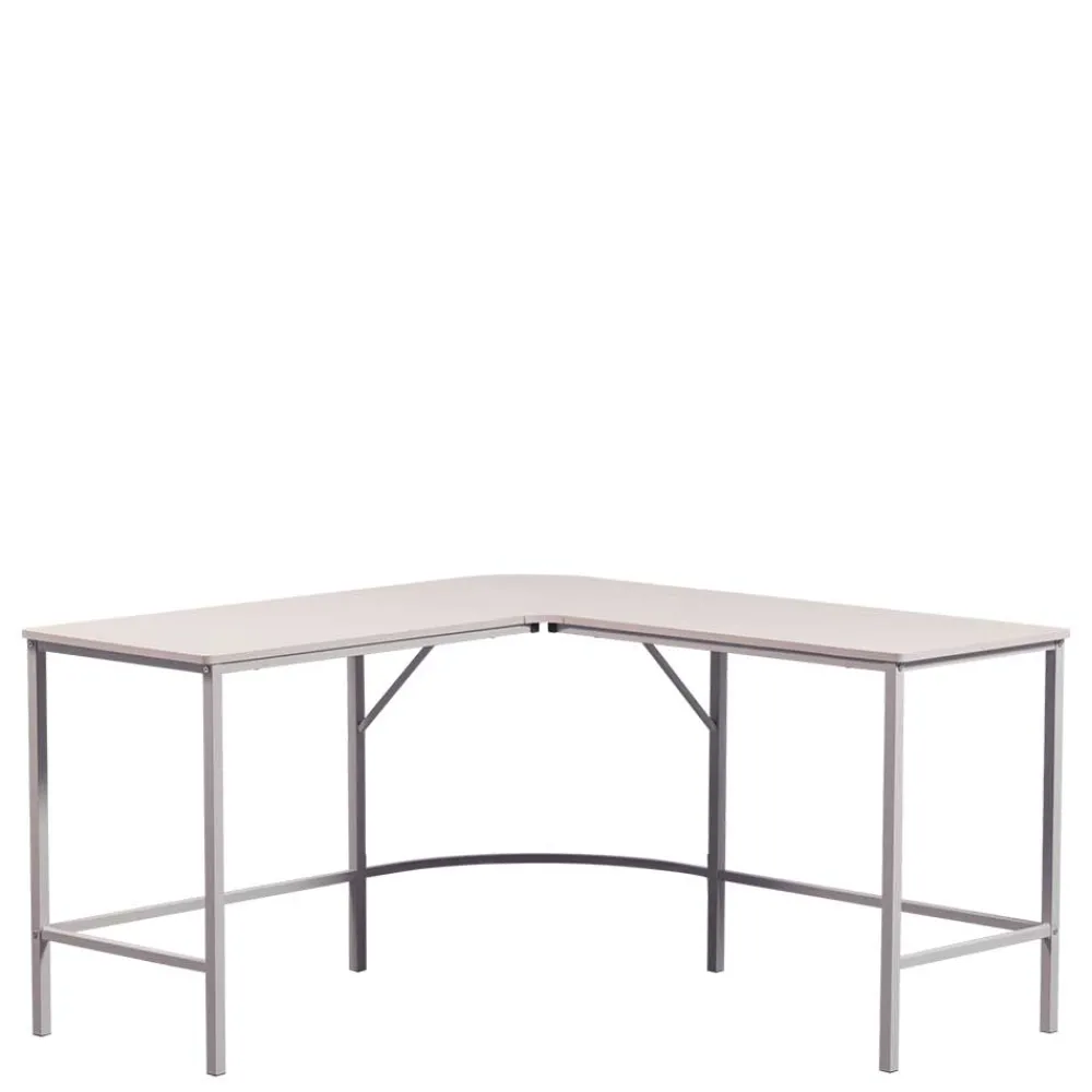 Wohnen Eckschreibtisch in Hellgrau - Barossio