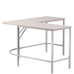Wohnen Eckschreibtisch in Hellgrau - Barossio