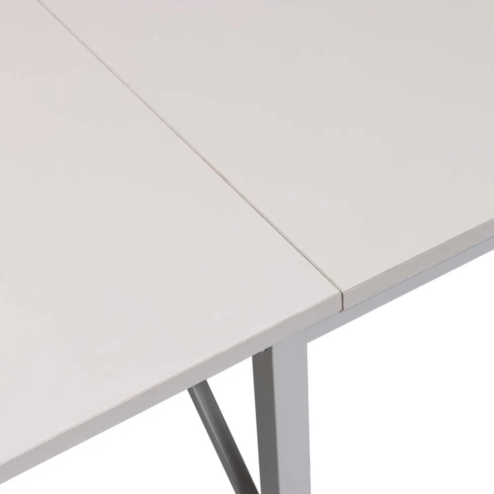 Wohnen Eckschreibtisch in Hellgrau - Barossio