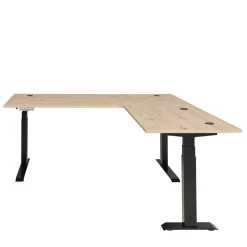 Wohnen Eckschreibtisch mit T Gestell - Kuetra