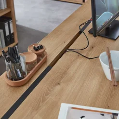 Wohnen Bürotische*Eckschreibtisch teilmassiv - Emly