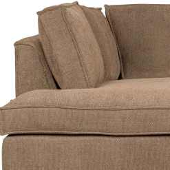 Wohnen Sofas|Sofa*Ecksofa in Hellbraun Webstoff - Malott
