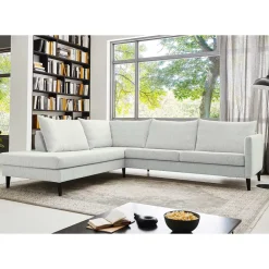 Wohnen Weiße Möbel|Sofas*Ecksofa L-Couch in Offwhite - Udessa