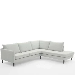 Wohnen Weiße Möbel|Sofas*Ecksofa L-Couch in Offwhite - Udessa