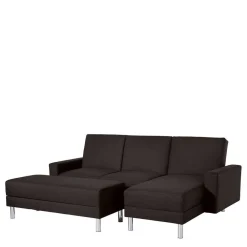 Wohnen Schlafsofas*Ecksofa mit Hocker und Schlaffunktion - Tagalog (zweiteilig)
