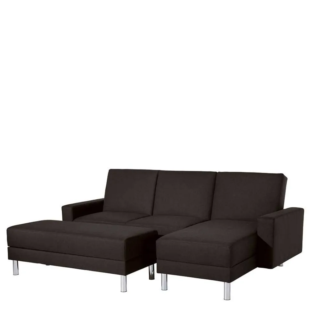 Wohnen Schlafsofas*Ecksofa mit Hocker und Schlaffunktion - Tagalog (zweiteilig)