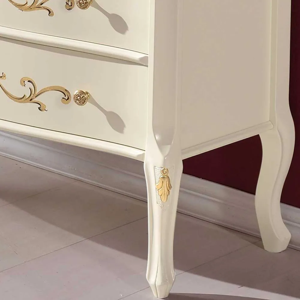 Wohnen Edle Barock-Kommode miz 87 cm Breite - Iviada