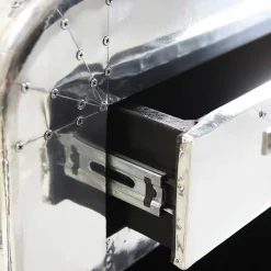 Wohnen Graue Möbel|Diele Komplett*Edle Design Flurmöbel in Silber - Pilot (sechsteilig)