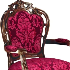 Wohnen Barock Möbel*Edler Armlehnenstuhl im Barock Stil - Ursanna