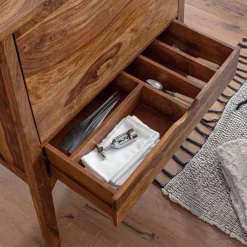 Wohnen Edler Barschrank aus Sheesham Massivholz - Finaly