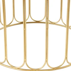 Wohnen Edler Samthocker in Petrol & Gold - Ugian