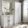 Wohnen Edles Garderobenset Chelles im Landhausstil (dreiteilig)