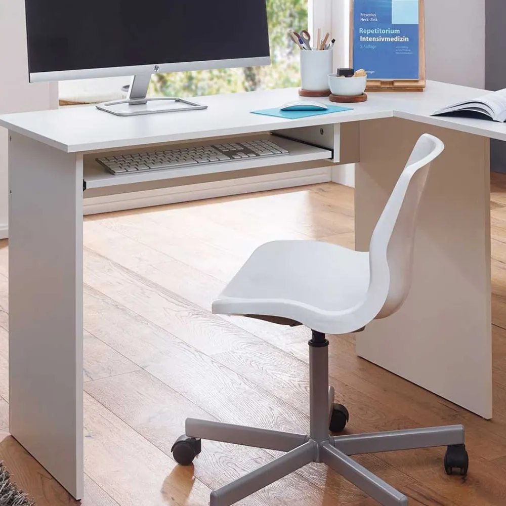 Wohnen Bürotische*EDV Schreibtisch mit Regal - Winkelform - Candyon