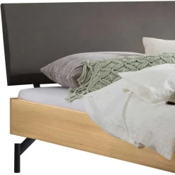 Wohnen Ehebett Gestell in Eiche Hell - Quincey