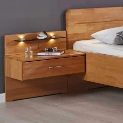 Wohnen Ehebett und Nachtkonsolen Apolios in Erle teilmassiv (dreiteilig)