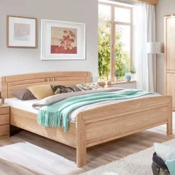 Wohnen Eiche Bettgestell 180 oder 200 cm Breite - Sendician