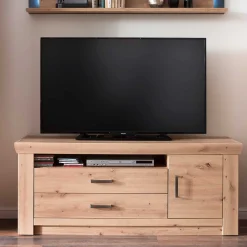 Wohnen Eiche Dekor TV Board mit 2 Schubladen - Wykina
