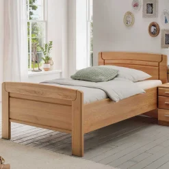 Wohnen Eiche Einzelbett auch in Überlängen - Sendician