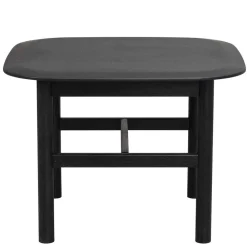 Wohnen Eiche Massivholz Couchtisch in Schwarz - Gracey